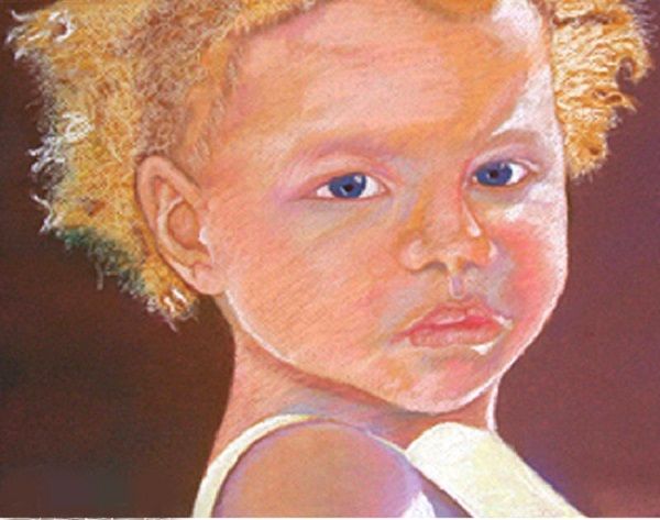 ‘That Look” - done in pastels and charcoal 4