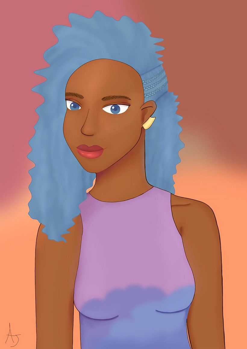 My project in Female Character Portraits in Procreate course 2
