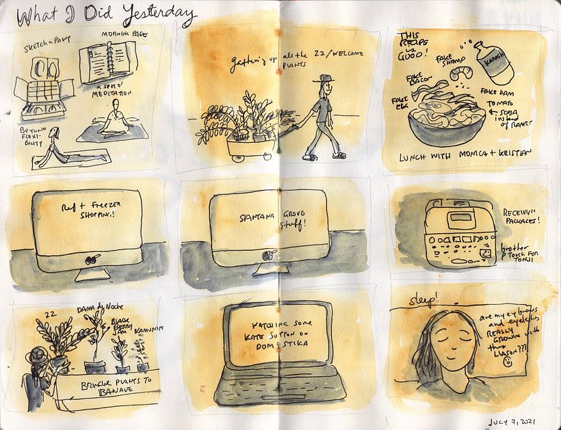 Illustrated Day from imagination