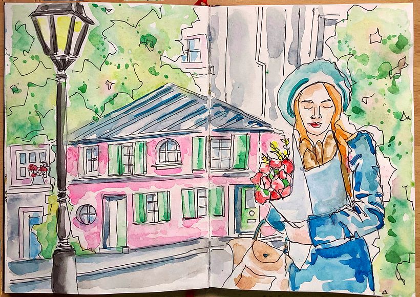 I have thoroughly enjoyed Felix’s course and I have learnt a lot about composition, colour, keeping my sketching loose and that, often, less is more. Thank you, Felix! ☺️ 7