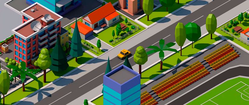 Mobile City Animation
