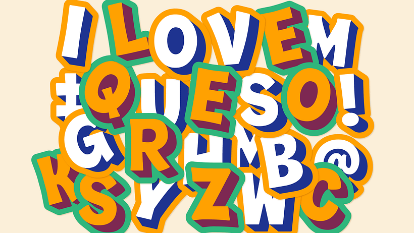 Diseño y vectorización de iconos para el Alphabet emoji pack de Slack. Rebeca Anaya.