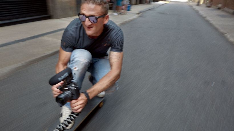 Casey Neistat showing his fun lifestyle in New York.