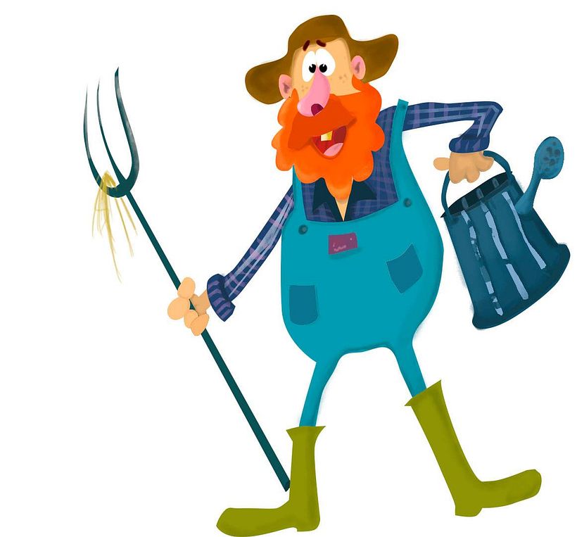 Farmer Character for a children Storybook
