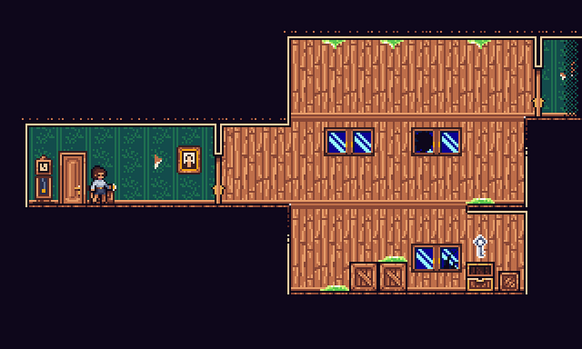 Mi Proyecto del curso - Creación de escenarios pixel art para videojuegos: Mansion tileset 6