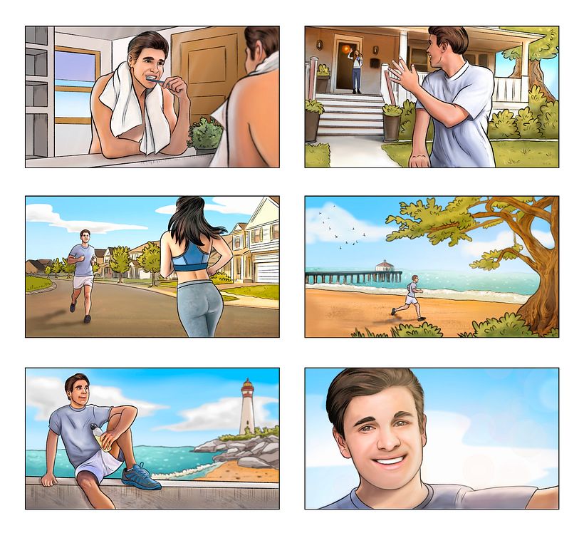My project in Storyboard Illustration with Procreate course 2