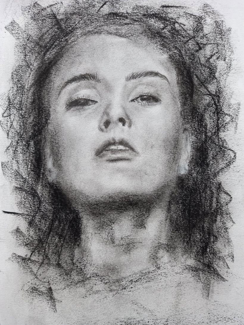 My project in Artistic Charcoal Portraiture: Creating Atmosphere course 3