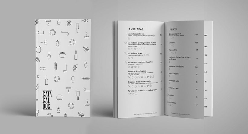 Reorganización y actualización de la carta.
