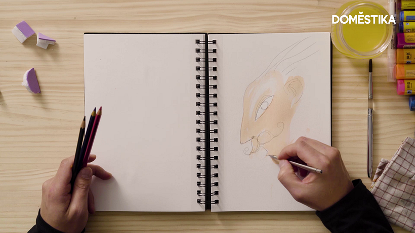 Try to find a figure in your ink.