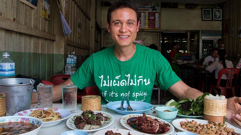 Mark Wiens trasmits his love for food to the world.