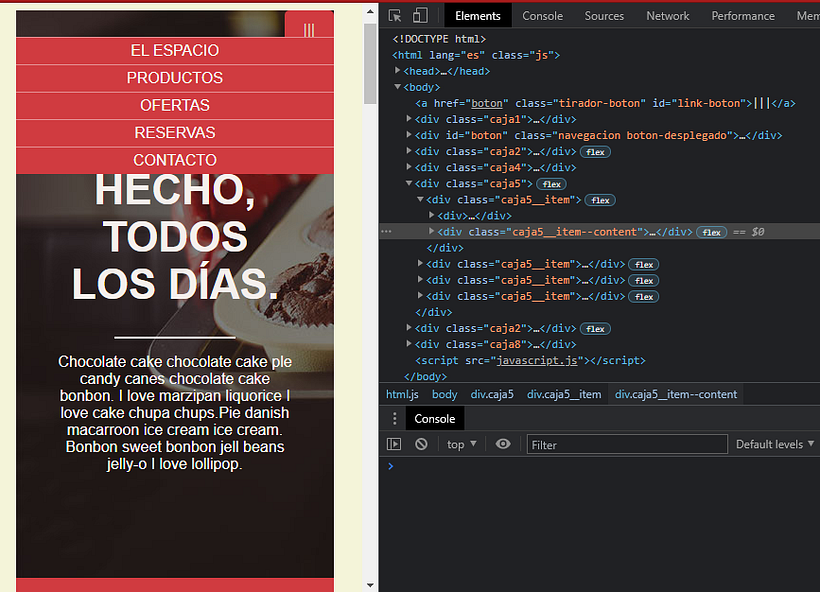 Mi Proyecto del curso: Introducción al Desarrollo Web Responsive con HTML y CSS 5