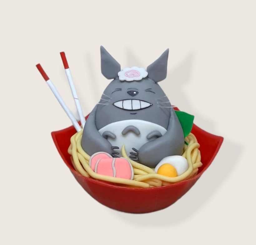 Totoro Ramen-Porcelana fría 1