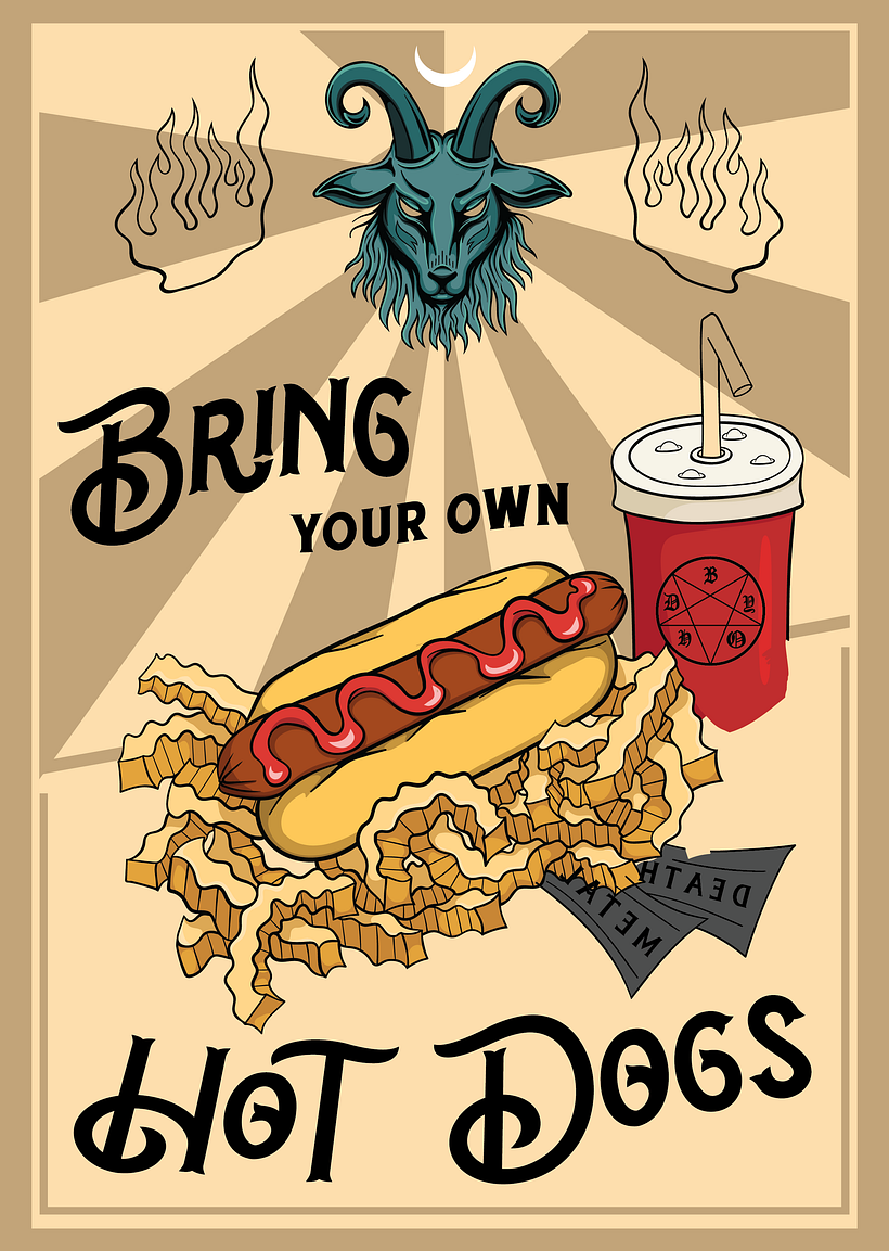 Reflecting Your Style with Illustrator course: Bring Your Own Hot Dogs 6