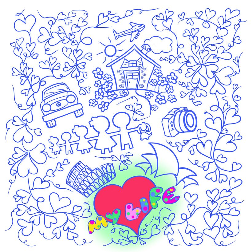 My project in Doodle-Style Vector Illustration course 1