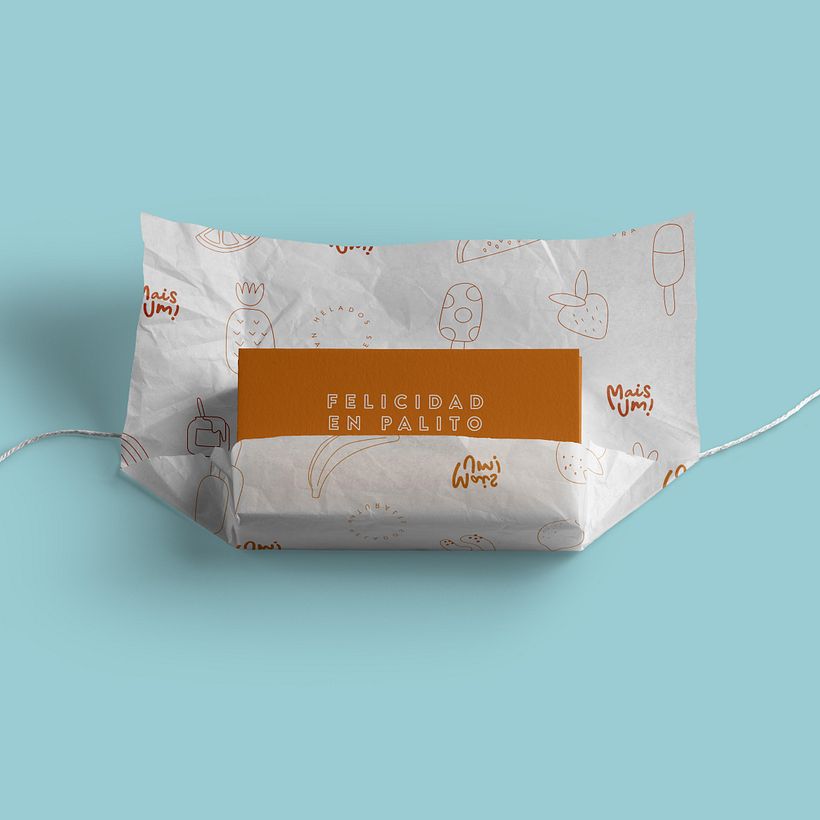 Diseño de identidad / Mais Um: Helados y Dulce de Coco veganos  11