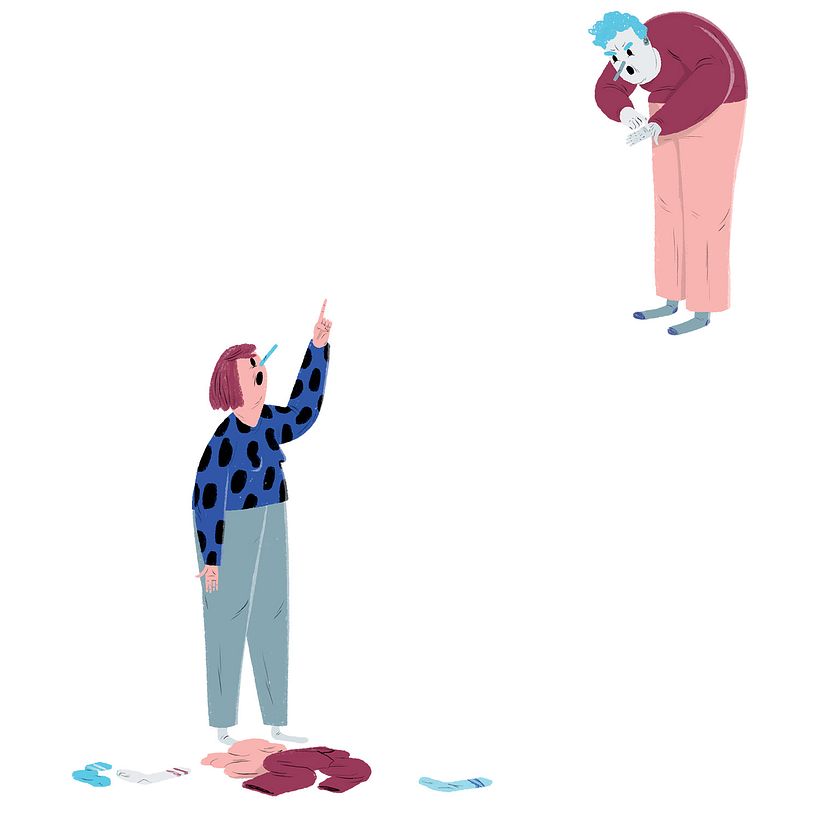 Editorial illustrations: Modern Psykologi 4