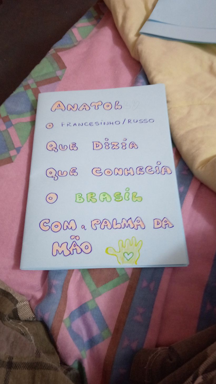 Brincando de escrever e desenhar