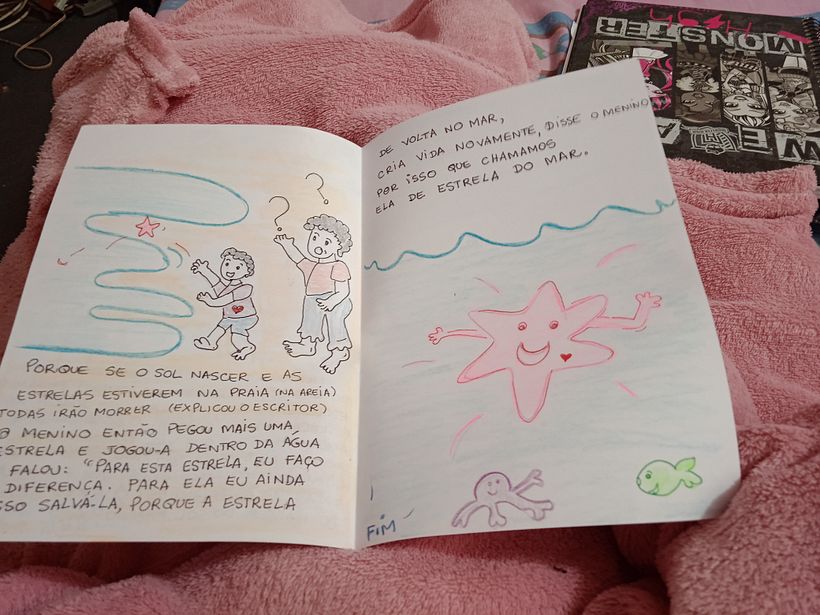 Esboço livro do João Batista e Simone" o Sol e a estrela"