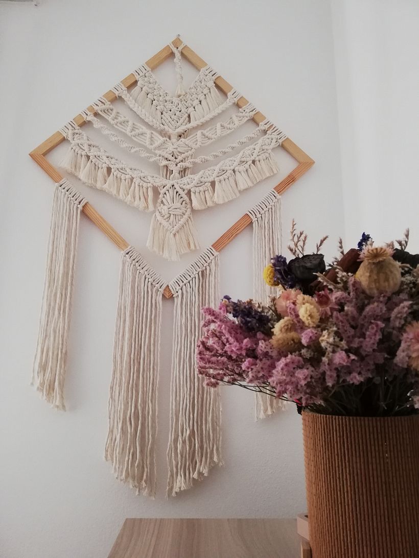 Il mio progetto del corso: Introduzione all’arazzo di macramè 1