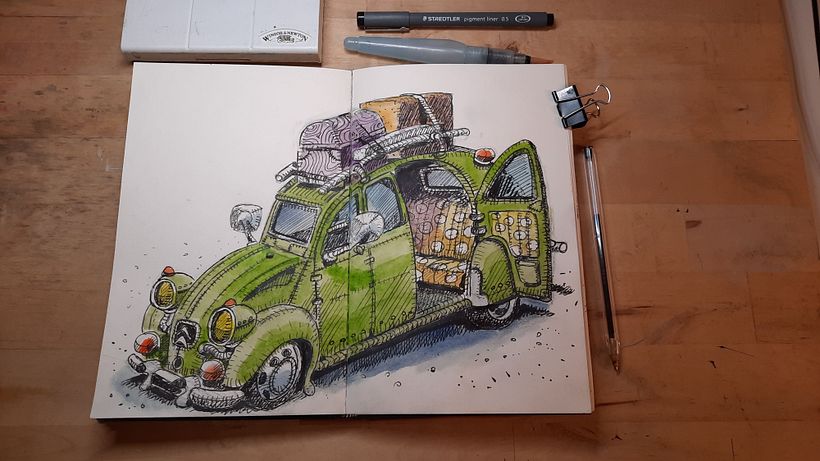 Mon projet du cours : Techniques d’illustration pour débloquer votre créativité 4
