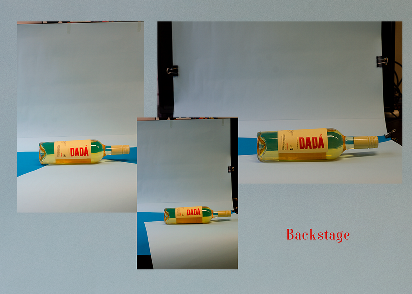Backstage de las fotos