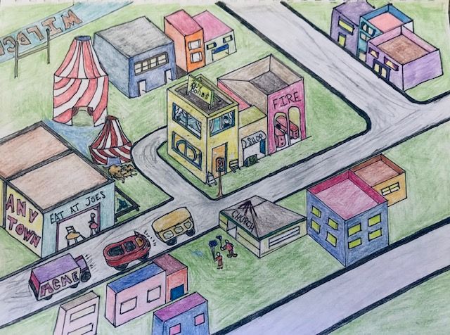 Rheba's Final Project:  The Art of Sketching: Transform Your Doodles into Art course 4
