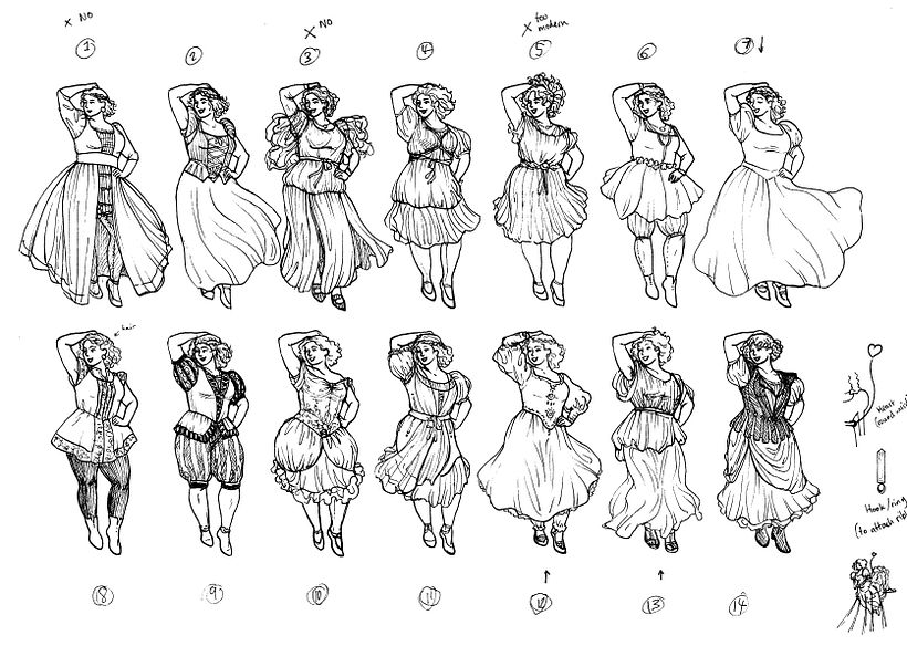Exploring different dresses & looks for the Princess (1)