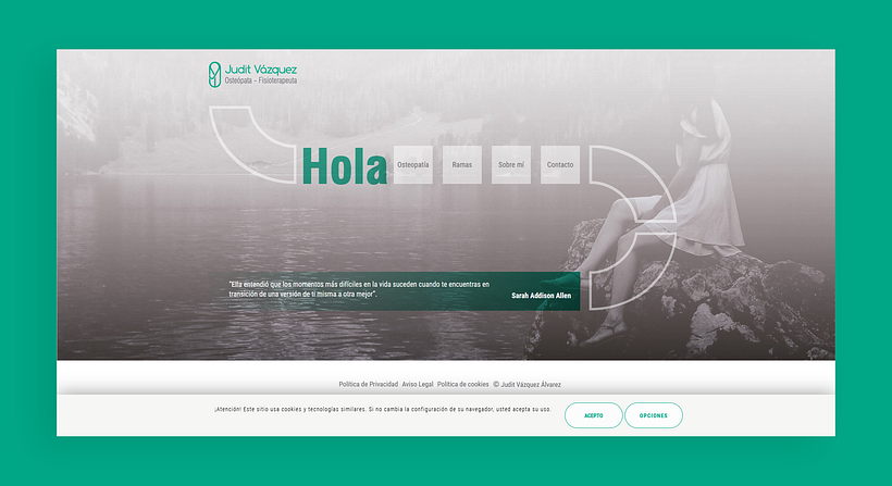 Programación y maquetación web Clínica de fisioterapia 1