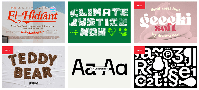 You Work For Them is an archive with more than 120,000 fonts from various artists.
