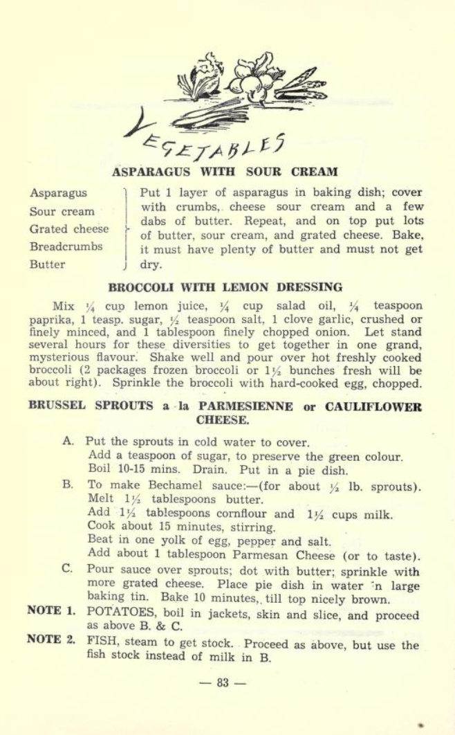 Ilustración de vegetales. 