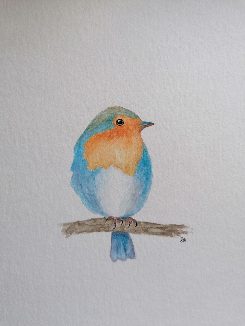 My project in Artistic Watercolor Techniques for Illustrating Birds course 3