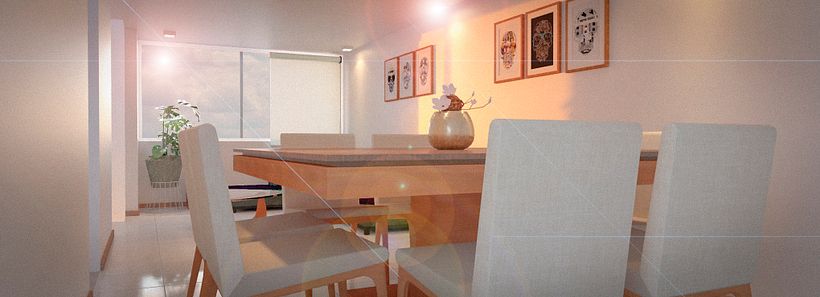 Mi Proyecto del curso: Render de interiores con SketchUp y V-Ray Next 1