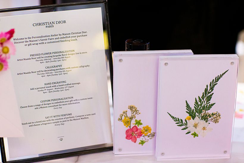 A collaboration with Christian Dior and Selfridges 7