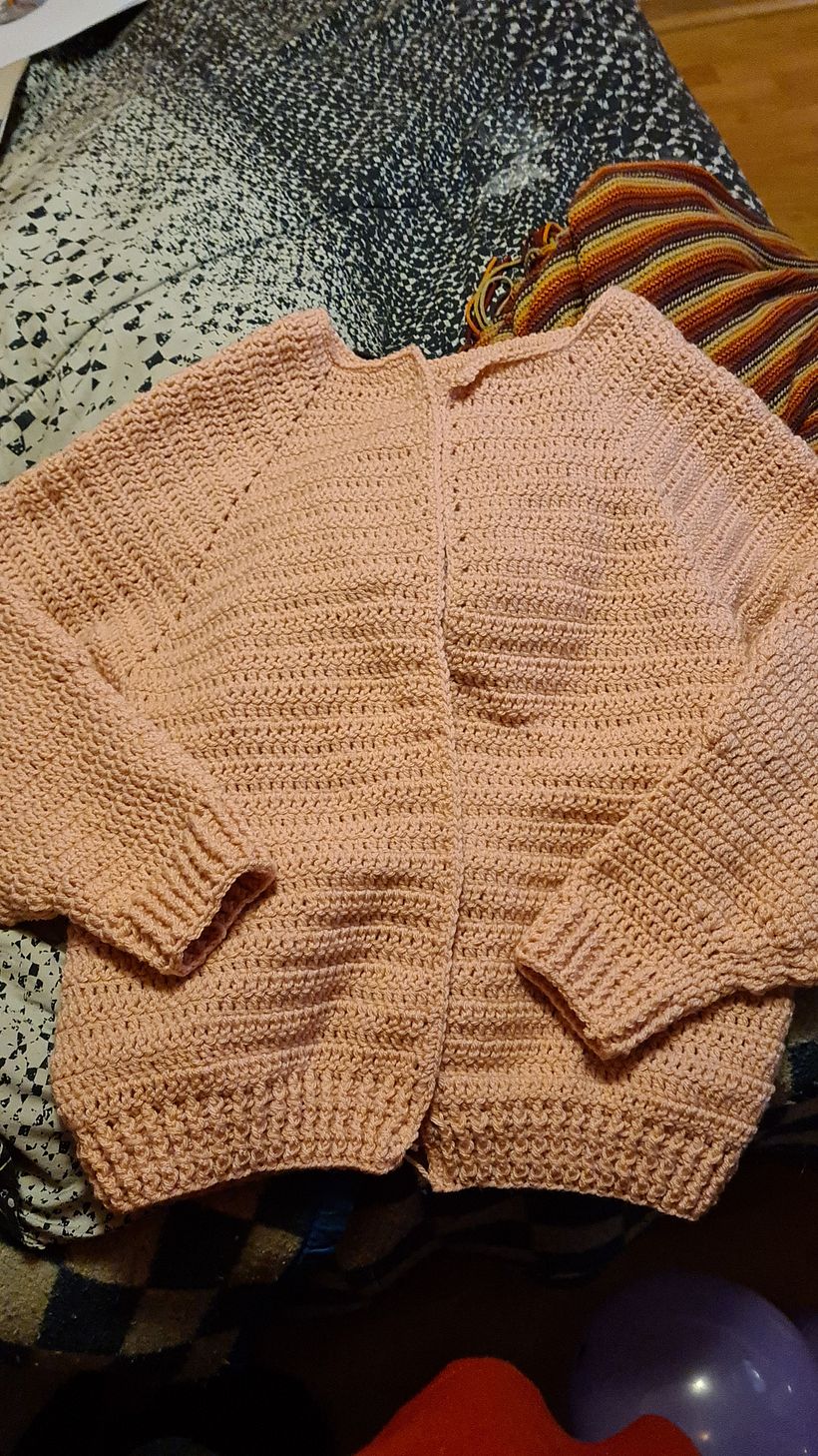 Mi Proyecto del curso:  Top-down: prendas a crochet de una sola pieza 2