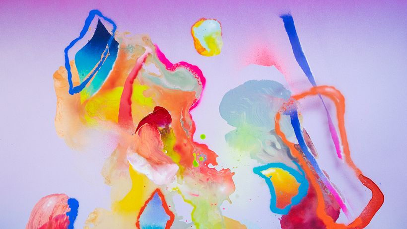 One of Misterpiro’s colorful works.