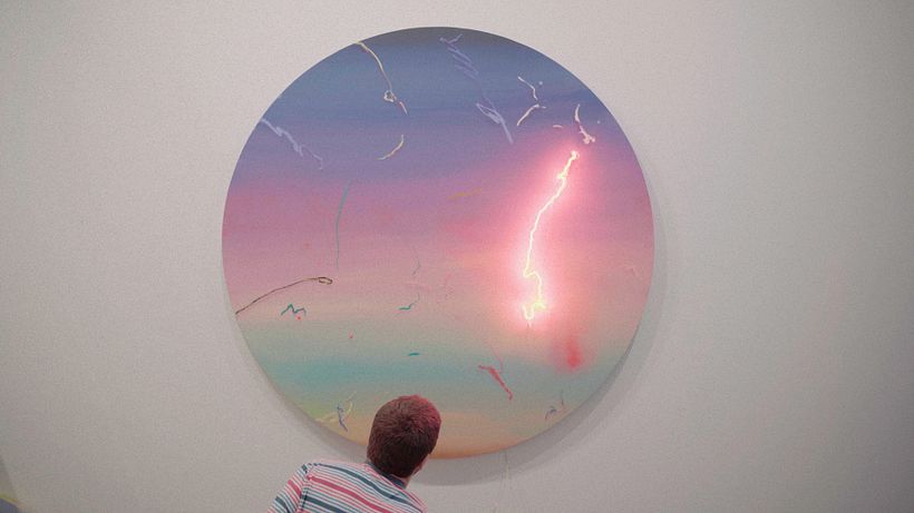 Misterpiro introduced neons to his latest works.