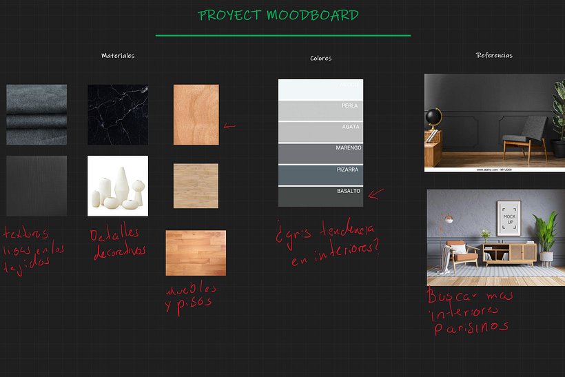 my project moodboard