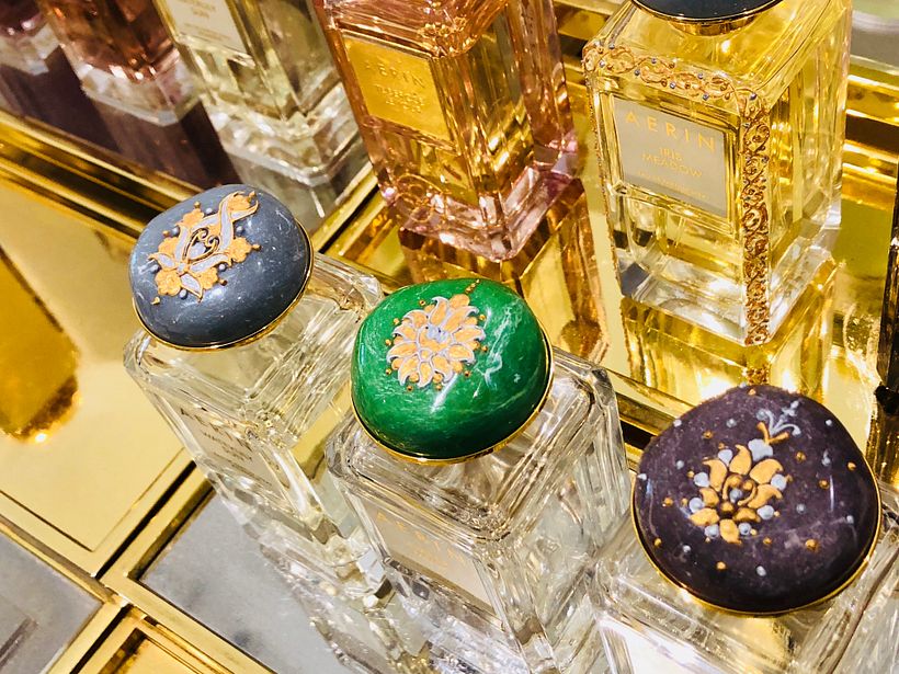 A collaboration with Estée Lauder, AERIN at Harrods, Harvey Nichols and Selfridges 8