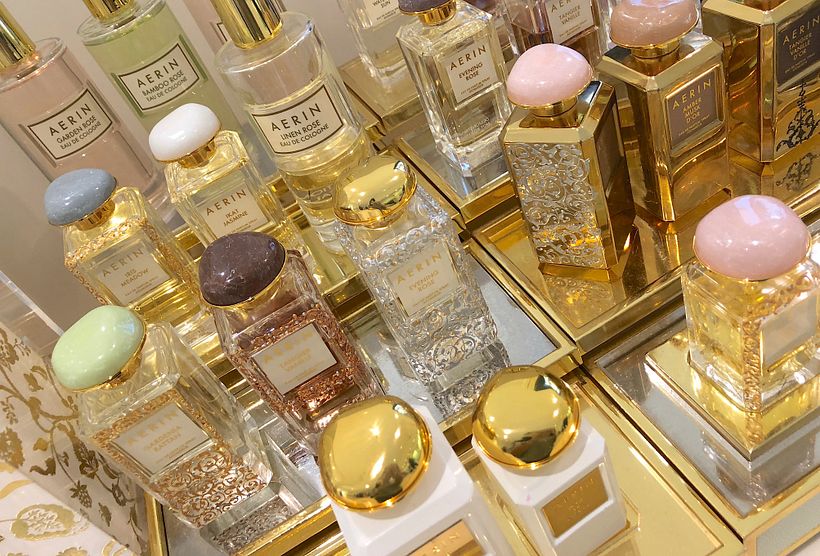 A collaboration with Estée Lauder, AERIN at Harrods, Harvey Nichols and Selfridges 5
