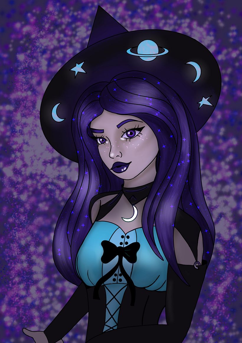 My project in Female Character Portraits in Procreate course 4