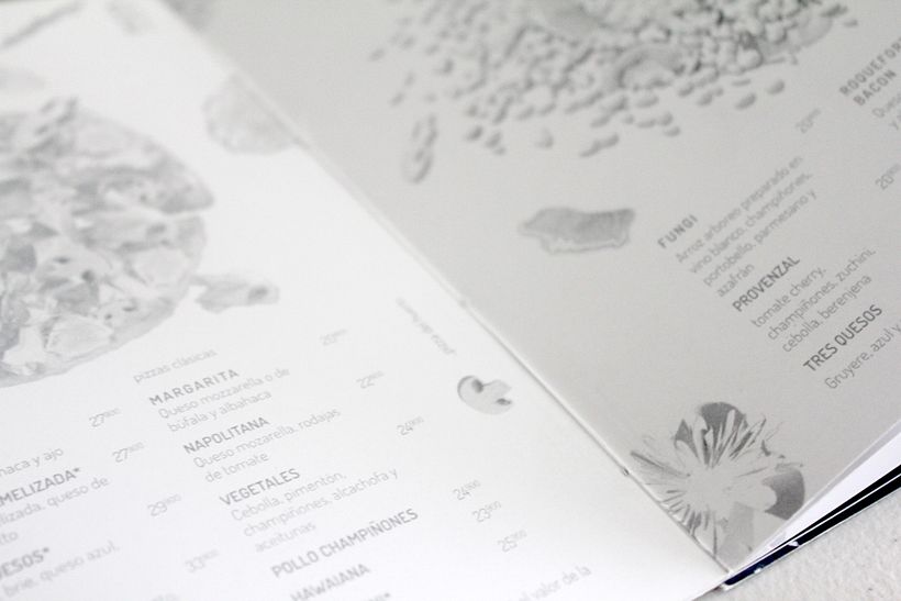 ATRIO BIANCO | Menu Bianco Osteria - Illustrazione tradizionale