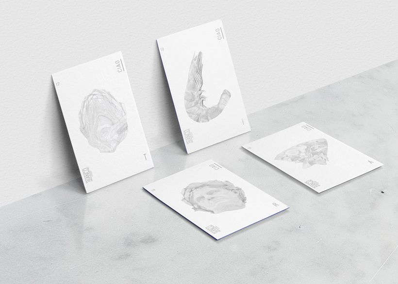 ATRIO BIANCO | Menu Bianco Osteria - Illustrazione tradizionale