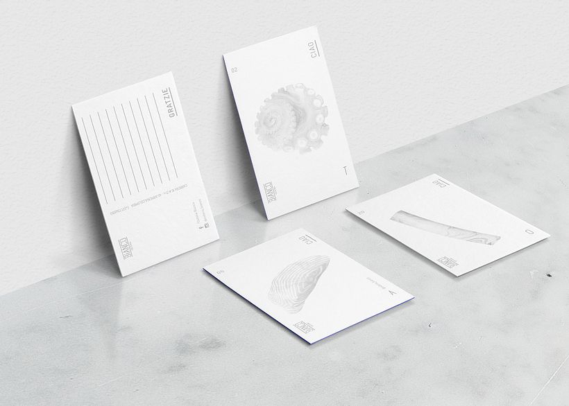 ATRIO BIANCO | Menu Bianco Osteria - Illustrazione tradizionale