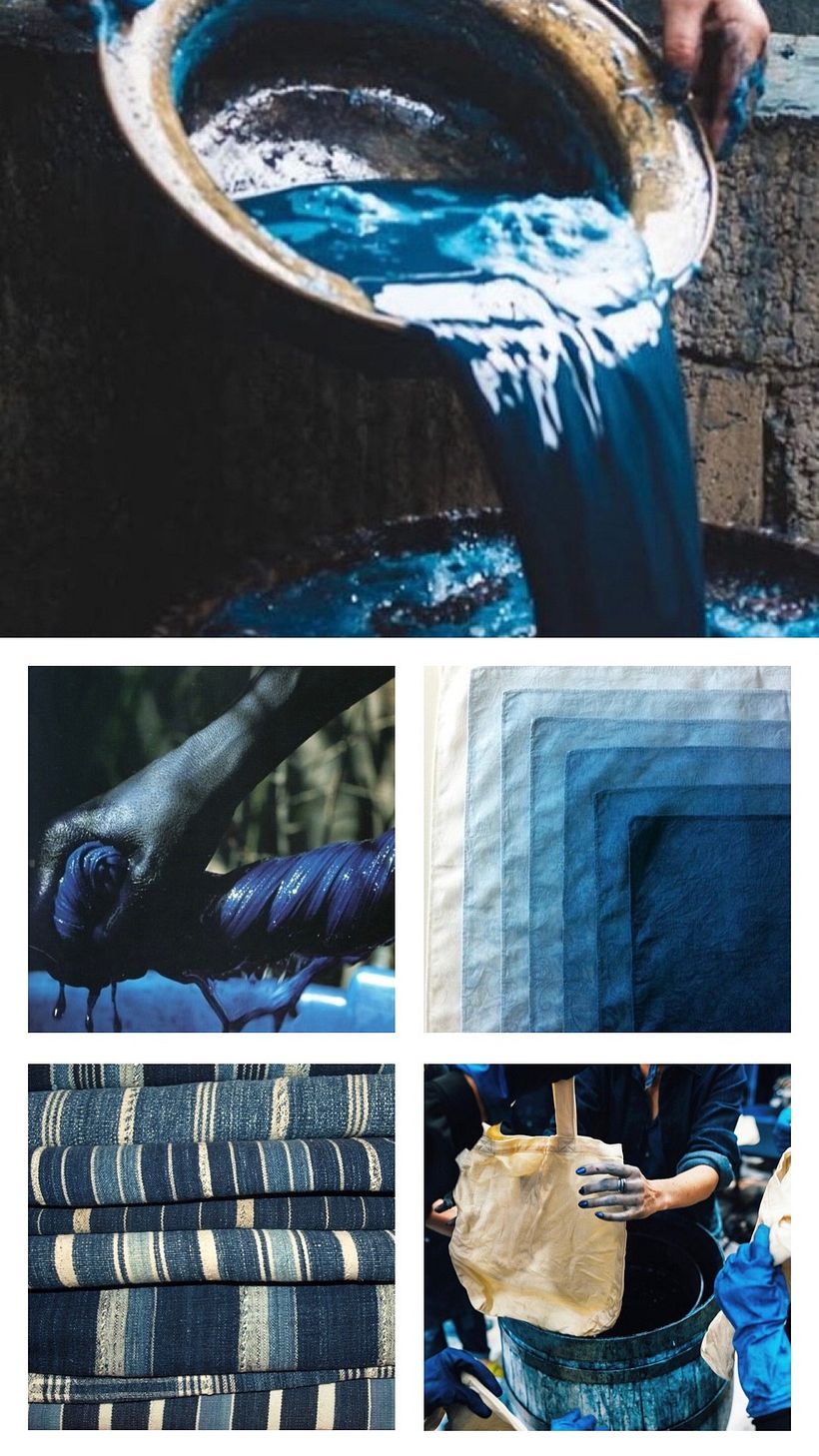 Proceso de creación del denim, texturas y tonos