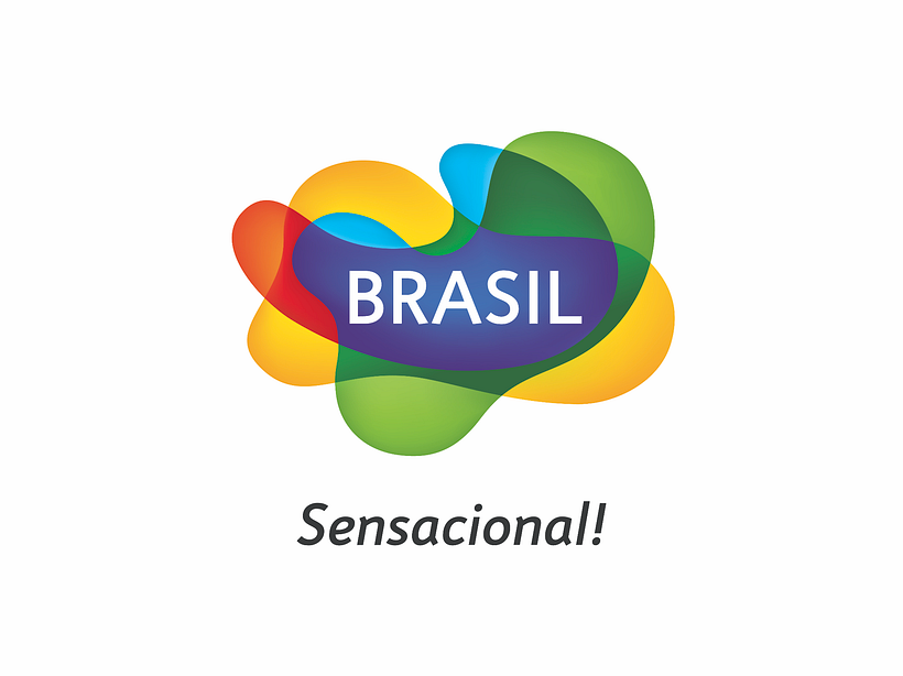 Marca Brazil, the logo for Brazilian tourism developed by Máquina Estúdio.