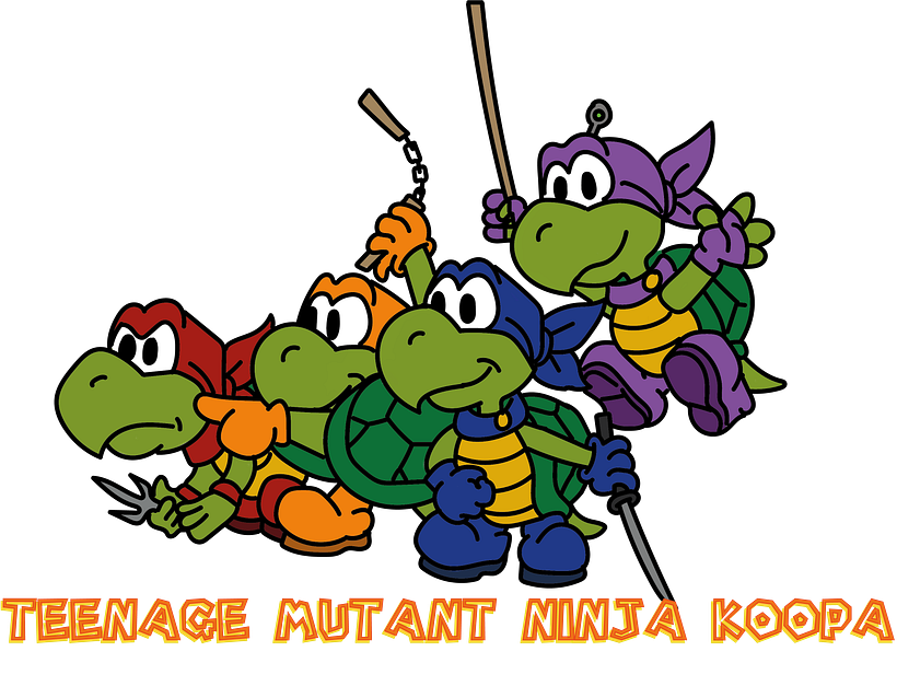Teenage Mutant Ninja Koopa