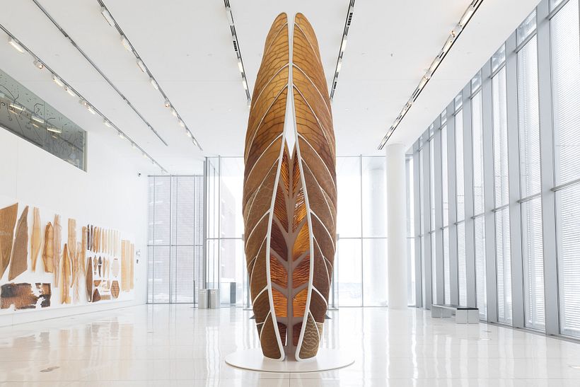 The biomimetic architecture of futurist designer Neri Oxman.