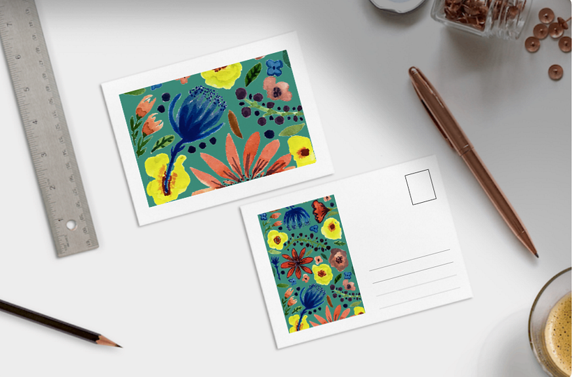 Postcard mockup