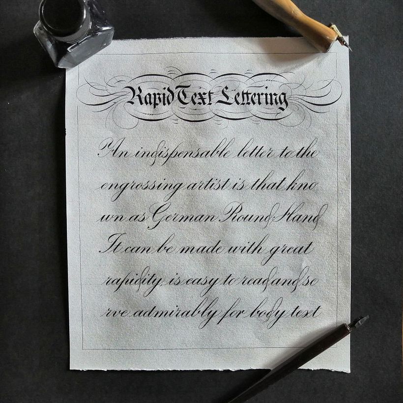 Stili del passato - Caligrafía