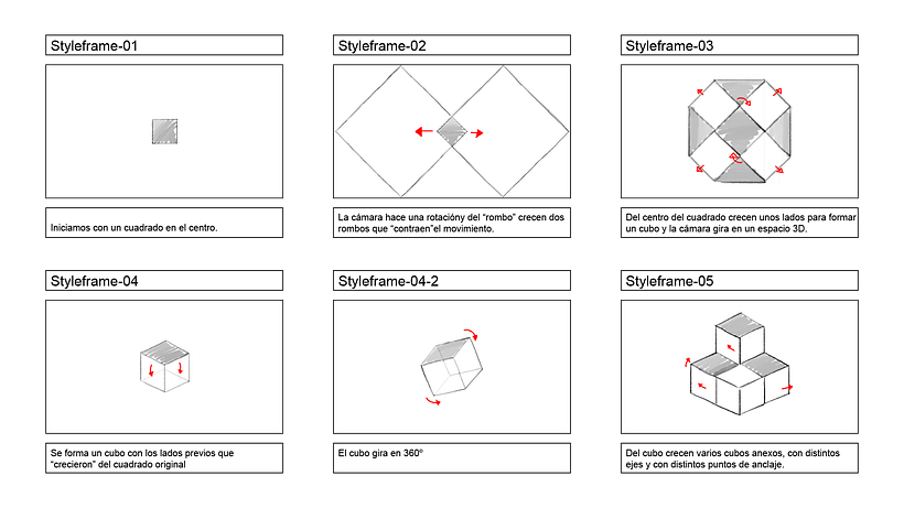 Exploración del cuadrado Flat Motion: Dirección de arte para motion graphics 3